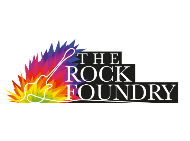 2. Guitar flame logo